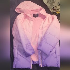 Women's Swiss Tech winter puffer coat.